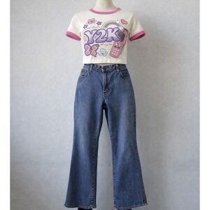 👖 Vintage 2003 GAP Flare Stretch Jeans – Women Sz 14 – Boho Y2K Retro Throwback